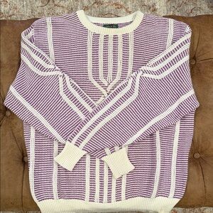 Vintage Colours by Alexander Julian Sweater | USA Made | 100% Cotton | XL